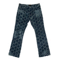 kleep denim flare jeans