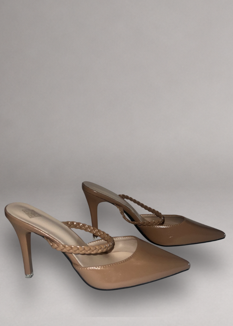 SHEIN Camel Pointed Toe Mule - Women's Size 38