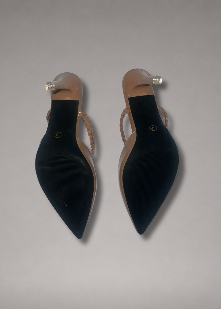 SHEIN Camel Pointed Toe Mule - Women's Size 38