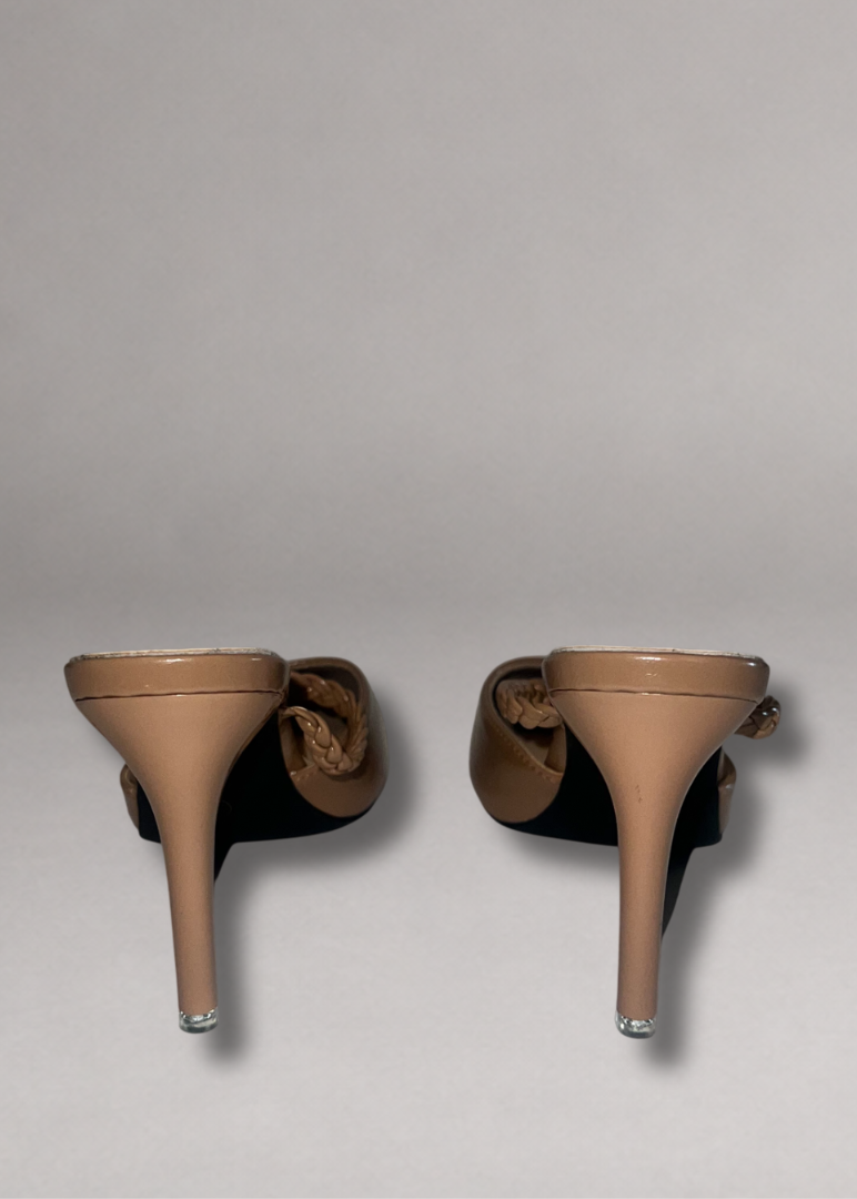 SHEIN Camel Pointed Toe Mule - Women's Size 38