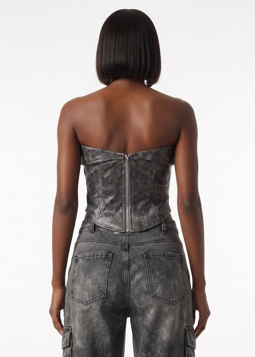 Manière De Voir Biker Corset - Women's Size 8