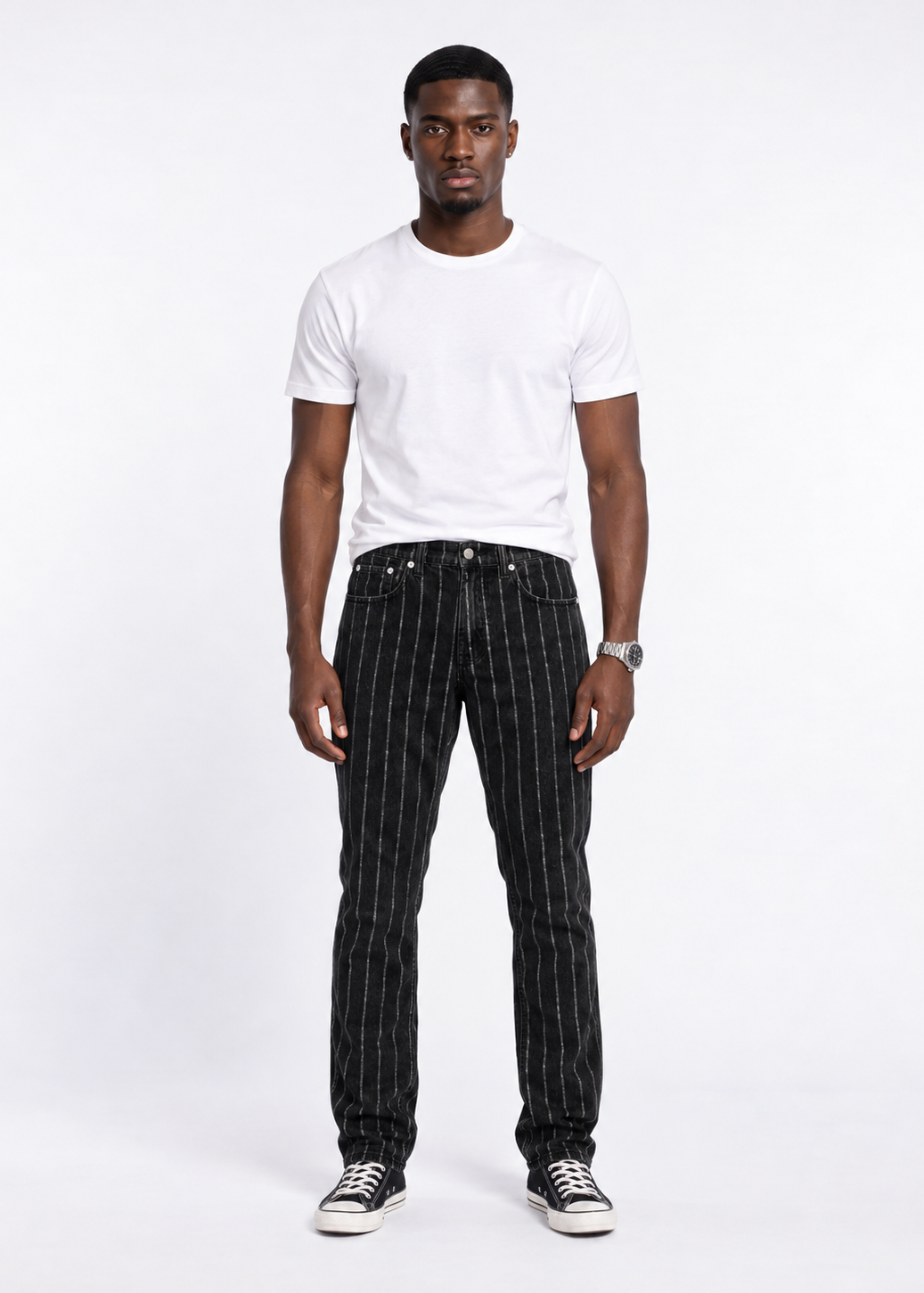 PacSun Pinstripe Black Jeans - Men's Size 32