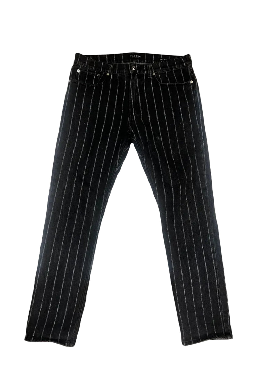 PacSun Pinstripe Black Jeans - Men's Size 32