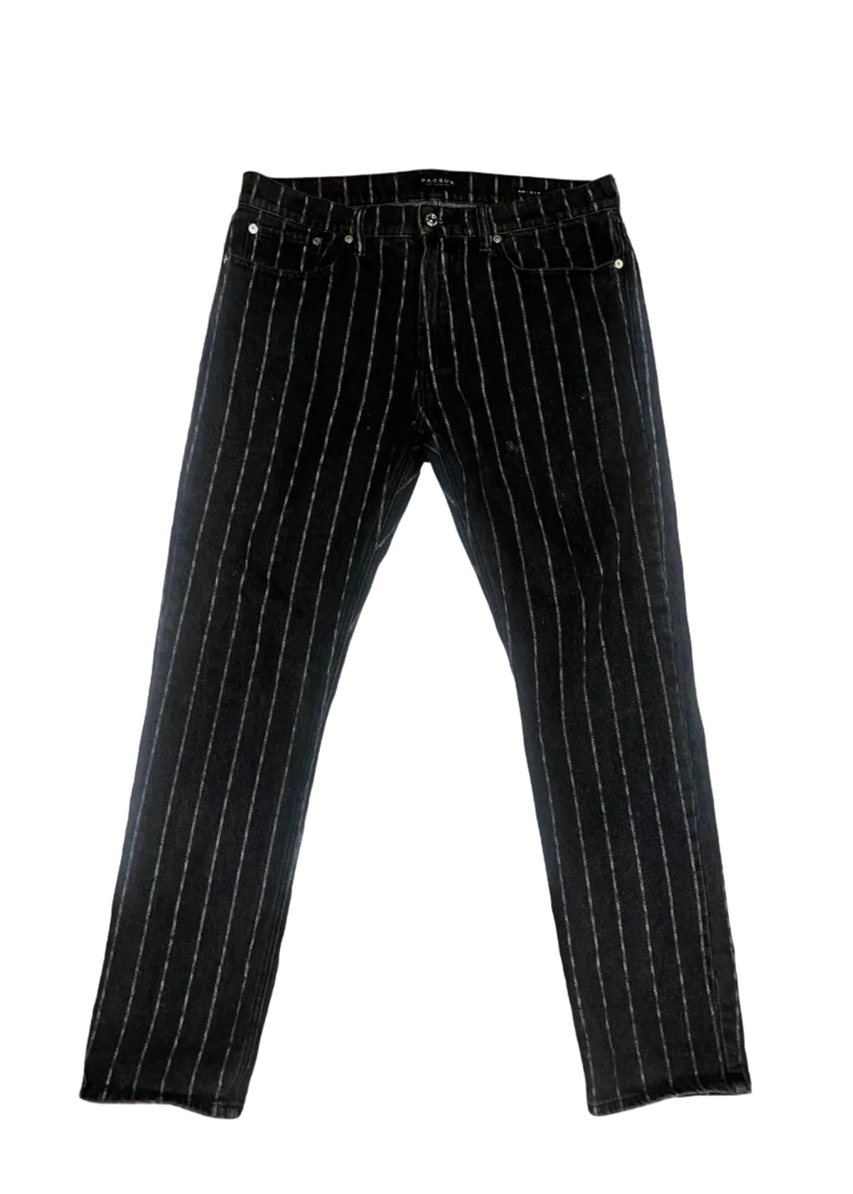PacSun Pinstripe Black Jeans - Men's Size 32