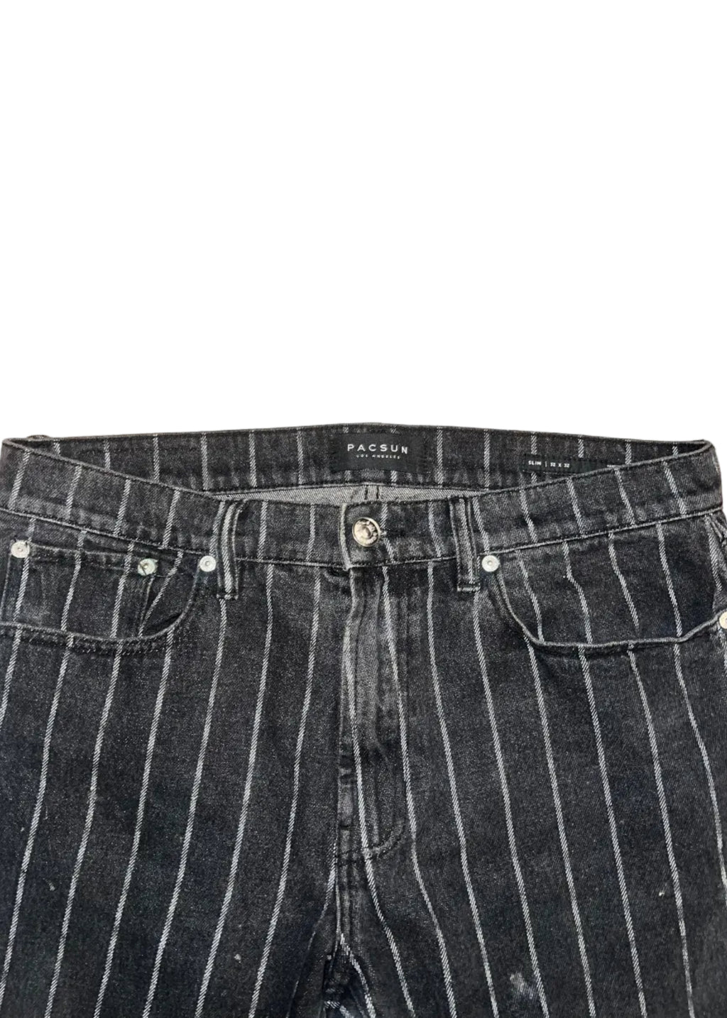 PacSun Pinstripe Black Jeans - Men's Size 32