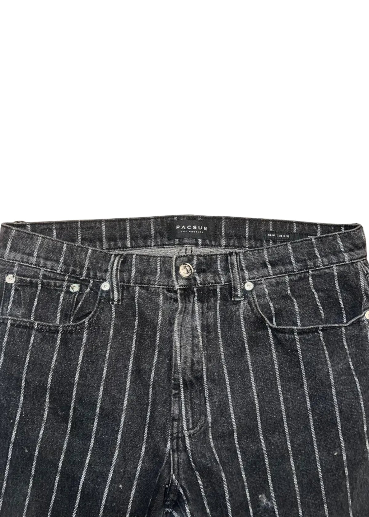 PacSun Pinstripe Black Jeans - Men's Size 32