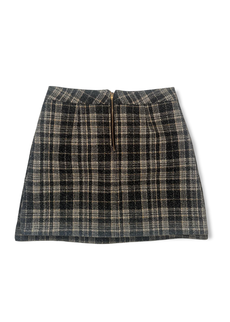 Plaid Skirt - Large