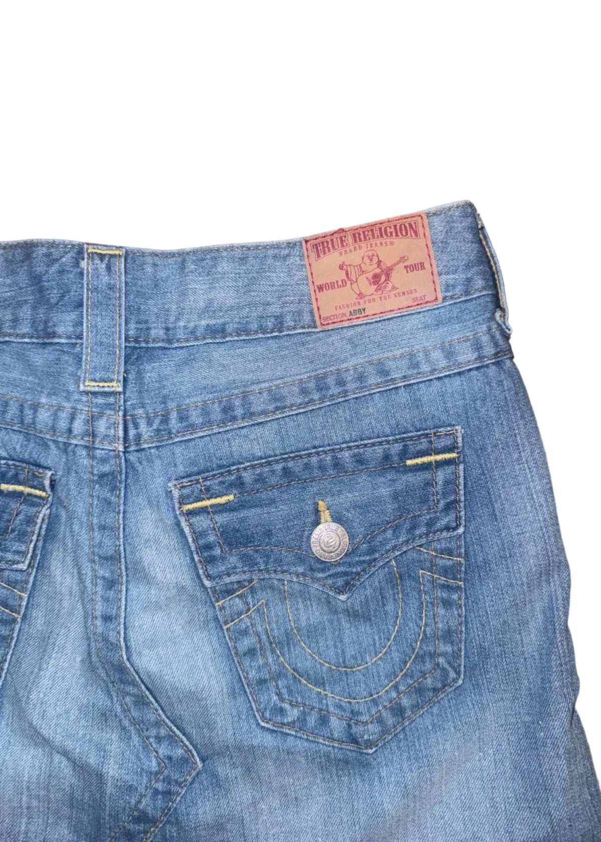 True Religion Distressed Denim Skirt - Women's Size 25